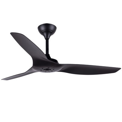 ABS Blade Amerykańskie wentylatory sufitowe Salon Czarny 52-calowy wentylator sufitowy