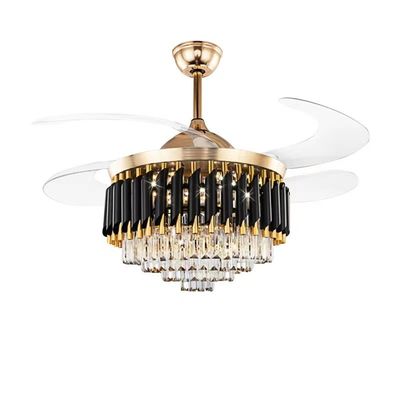 52-calowy LED 20W Nowoczesny Windylator Stropny z Wynikiem Przenośnym z Światłem