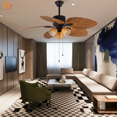 ABS Flower Design Sufit Fan 52 Inch European Style Sufit Fans