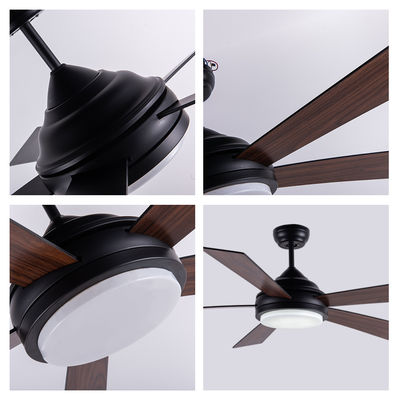 Nowoczesny 52-calowy wentylator sufitowy LED