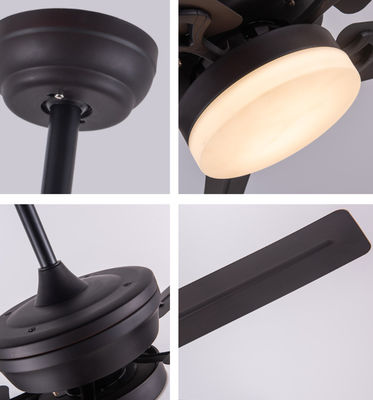 52W Europie wentylatory sufitowe z lampami ECO
