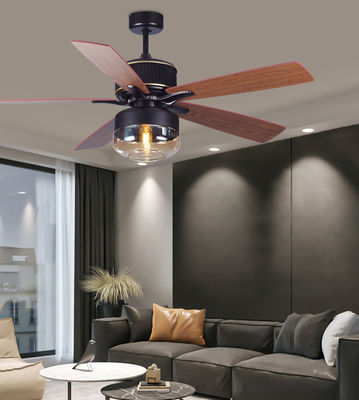 Plywood Blades 52 Inch American Ceiling Fans For Bedroom With Light (Fans sufitowe dla sypialni z światłem)