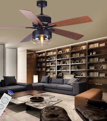 Plywood Blades 52 Inch American Ceiling Fans For Bedroom With Light (Fans sufitowe dla sypialni z światłem)