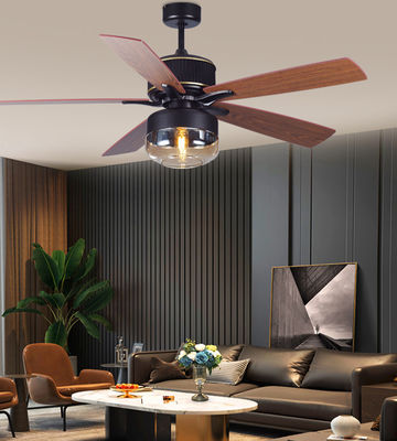 Plywood Blades 52 Inch American Ceiling Fans For Bedroom With Light (Fans sufitowe dla sypialni z światłem)
