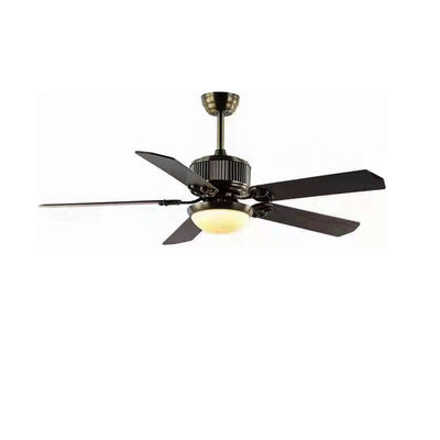 Plywood Ceiling Fan 52 Inch With Light Współczesne wentylatory sufitowe z światłami LED