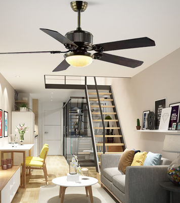 Plywood Ceiling Fan 52 Inch With Light Współczesne wentylatory sufitowe z światłami LED