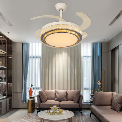 DC Smart Low Profile Ceiling Fan Wciągalny Wylotowiec Stropny Z Światłem